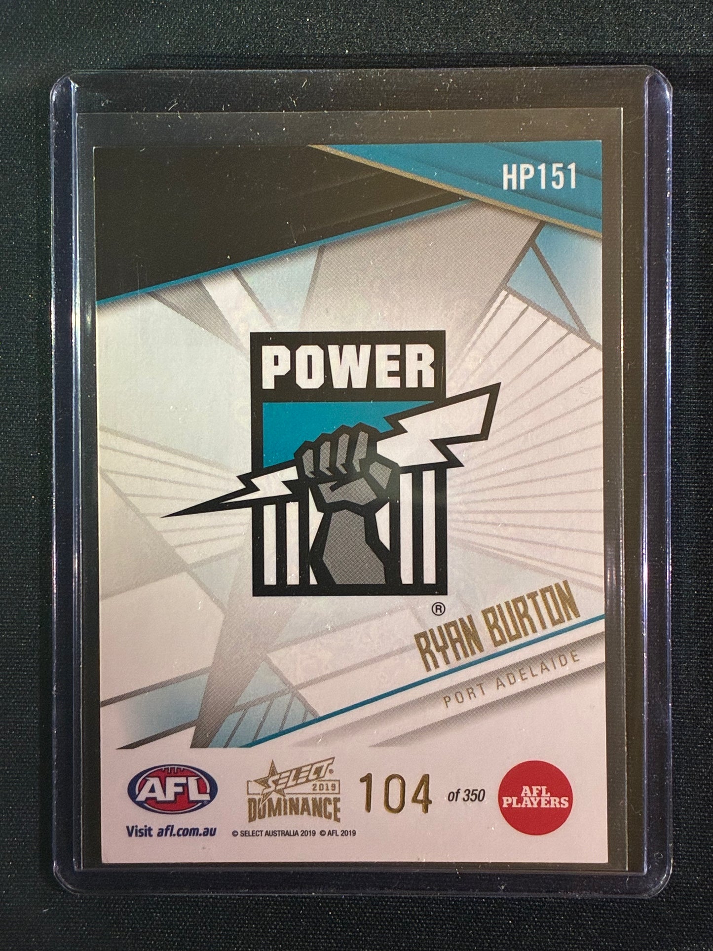 2019 Dominance RYAN BURTON Holographic Parallel 104/350
