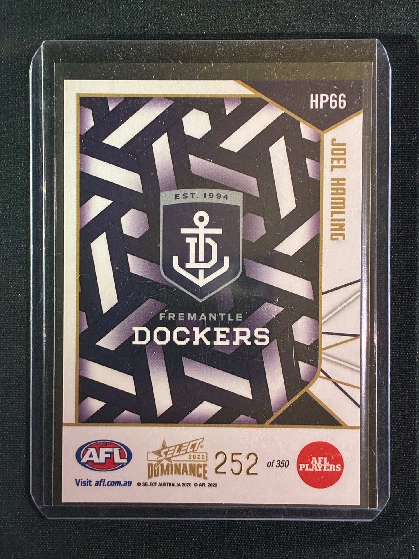 2020 Dominance JOEL HAMLING Holographic Parallel 252/350
