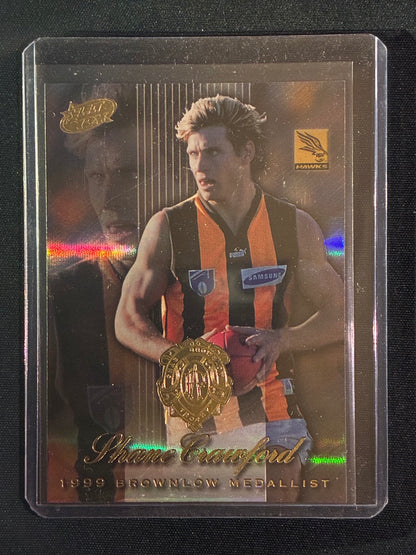2000 Select Y2K SHANE CRAWFORD 1999 Brownlow Medallist Medal Winner #MC1