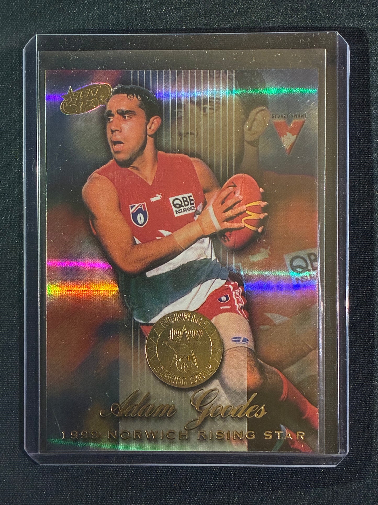 2000 Select Y2K ADAM GOODES 1999 Rising Star Medal Winner #MC6