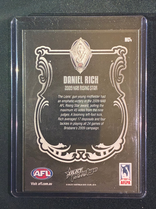 2010 Prestige DANIEL RICH 2009 NAB Rising Star Medal Winner #MC4
