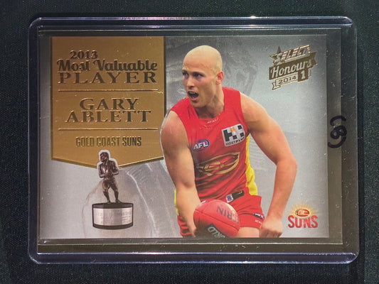 2014 Honours 1 GARY ABLETT 2013 MVP Medal Winner #MW5 (B)
