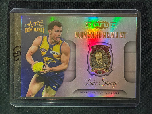 2019 Dominance LUKE SHUEY 2018 Norm Smith Medal Winner #MW3 (B)