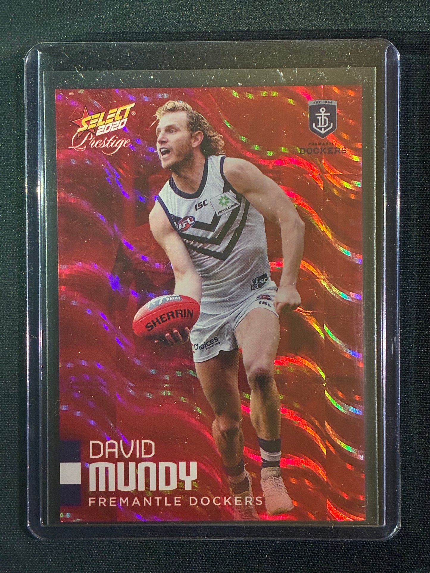 2020 Footy Stars Prestige DAVID MUNDY Red Parallel 42/170