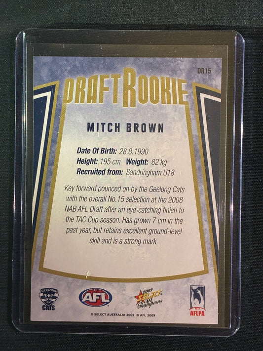 2009 Champions MITCH BROWN Draft Rookie #15