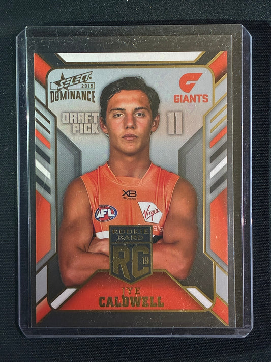 2019 Dominance JYE CALDWELL Rookie Card 165/250