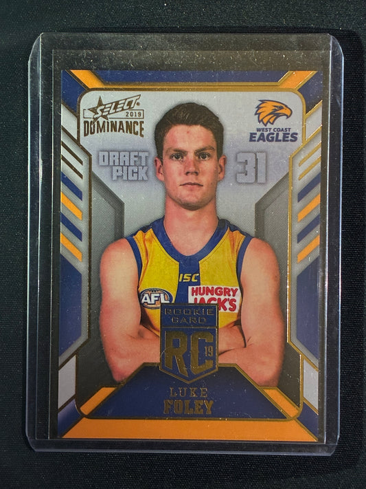 2019 Dominance LUKE FOLEY Rookie Card 127/250