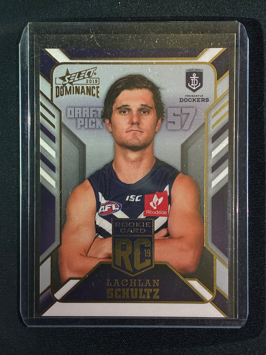 2019 Dominance LACHLAN SCHULTZ Rookie Card 174/250