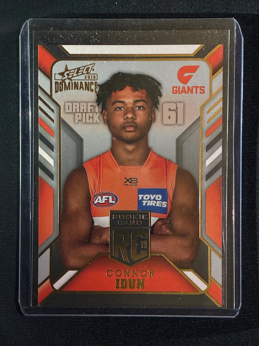 2019 Dominance CONNOR IDUN Rookie Card 153/250