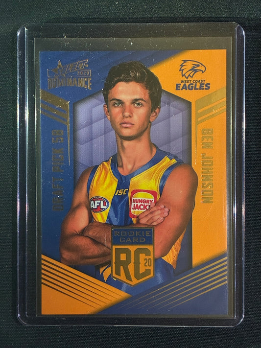2020 Dominance BEN JOHNSON Rookie Card 10/295