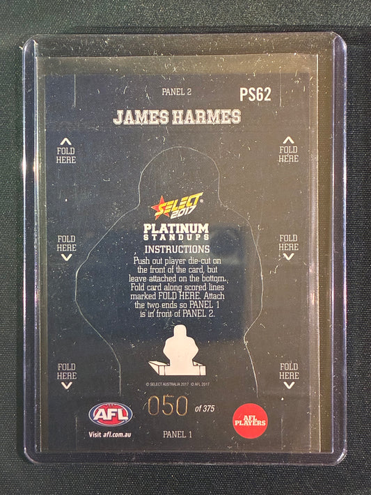 2017 Footy Stars JAMES HARMES Platinum Standups 50/375