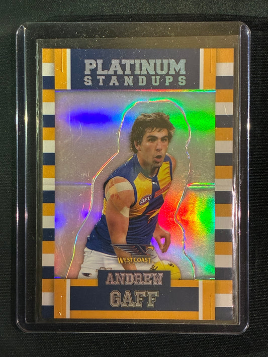 2017 Footy Stars ANDREW GAFF Platinum Standups 62/375