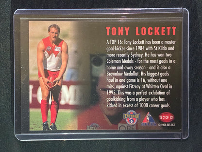 1996 Select TONY LOCKETT Top Shots #2