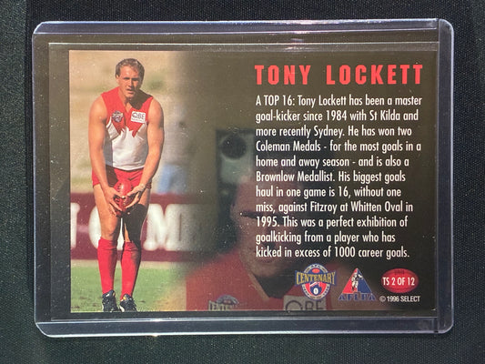 1996 Select TONY LOCKETT Top Shots #2