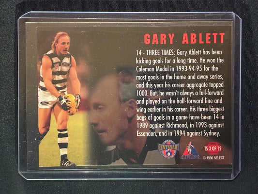 1996 Select GARY ABLETT Top Shots #3