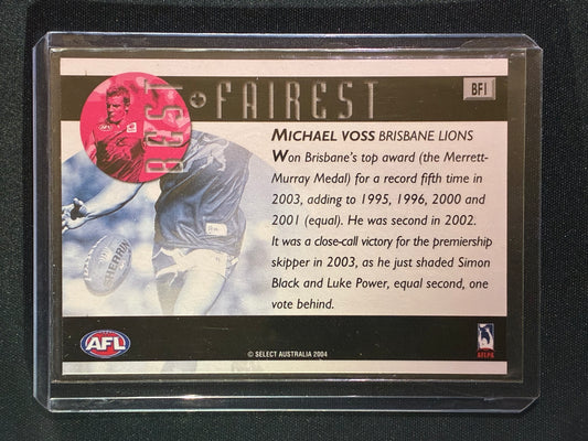 2004 Ovation MICHAEL VOSS 2003 Best & Fairest #1