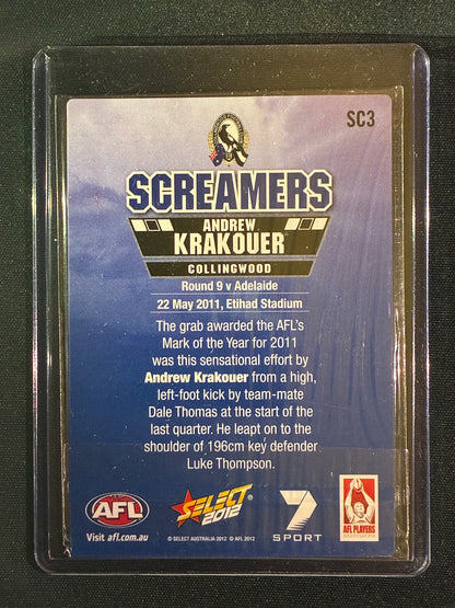 2012 Champions ANDREW KRAKOUER Screamers Lenticular #3