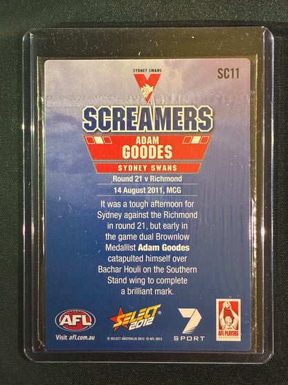 2012 Champions ADAM GOODES Screamers Lenticular #11