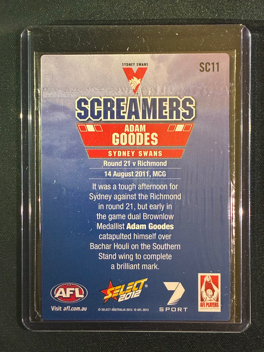 2012 Champions ADAM GOODES Screamers Lenticular #11