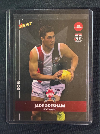 2018 Select JADE GRESHAM 22 Under 22 Team