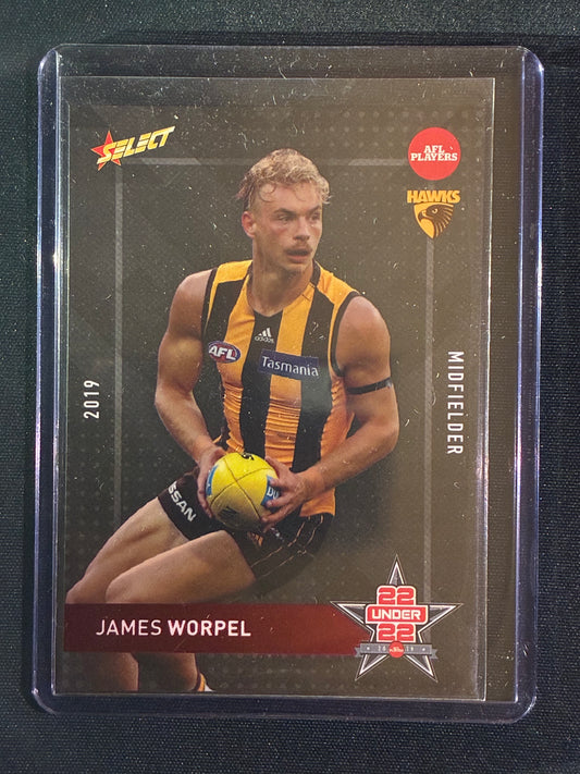 2019 Select JAMES WORPEL 22 Under 22 Team