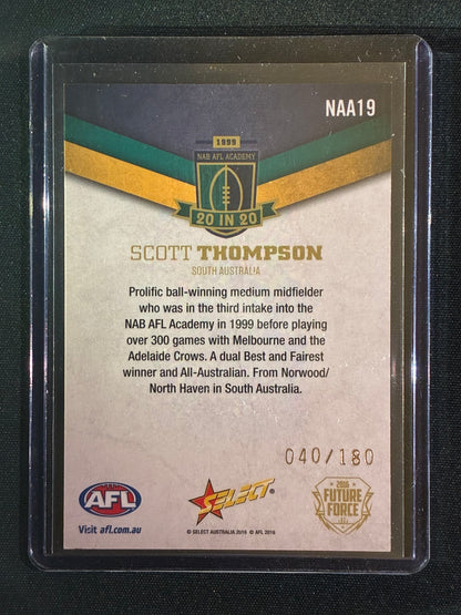 2016 Future Force SCOTT THOMPSON NAB AFL Academy 20 in 20 40/180