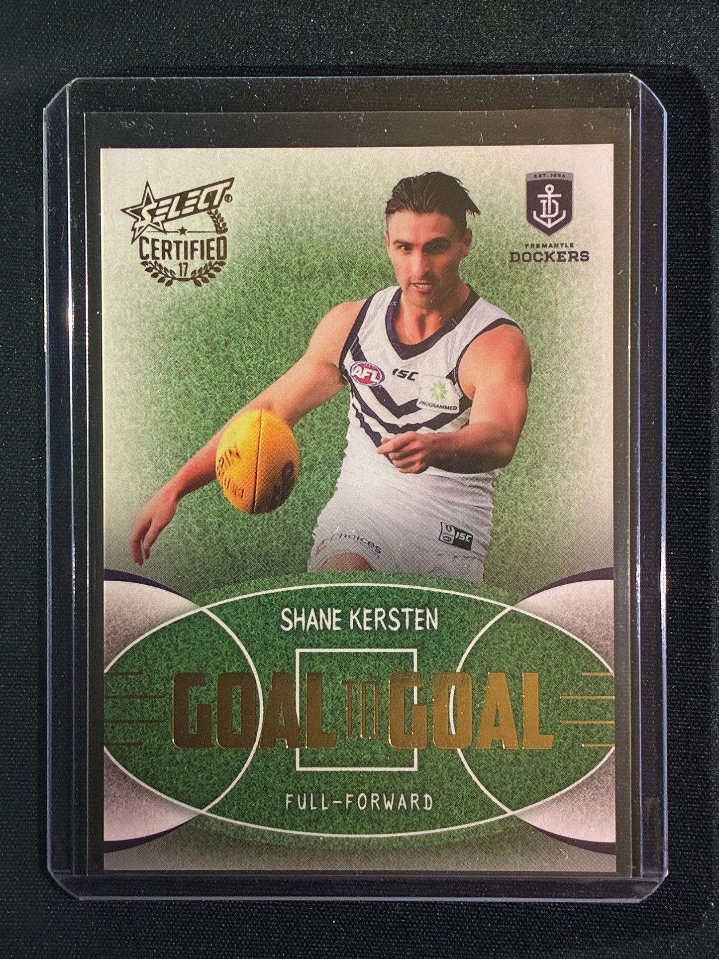 2017 Certified SHANE KERSTEN Goal to Goal 163/285