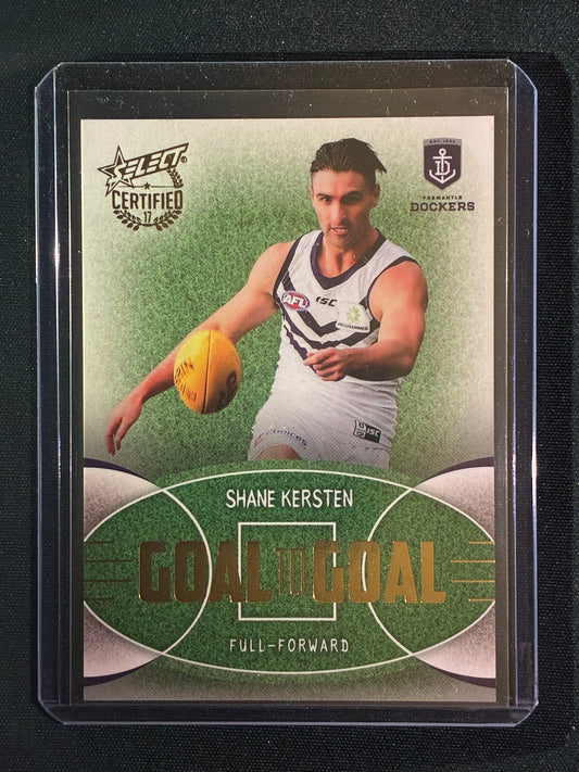 2017 Certified SHANE KERSTEN Goal to Goal 163/285