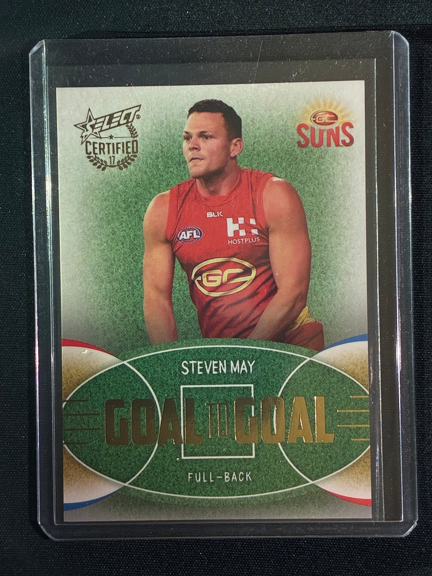 2017 Certified STEVEN MAY Goal to Goal 71/285