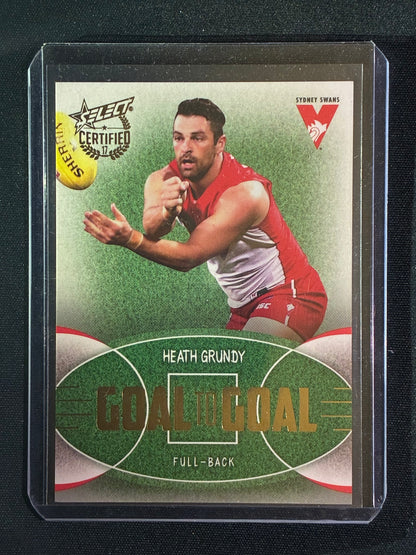 2017 Certified HEATH GRUNDY Goal to Goal 169/285