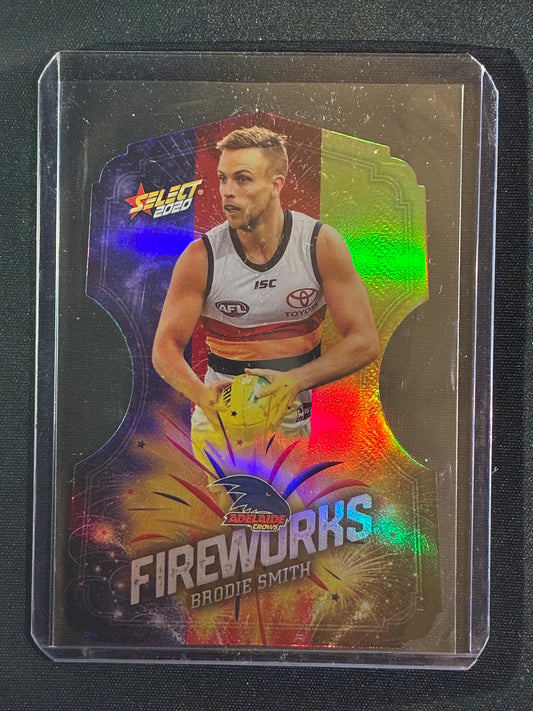 2020 Footy Stars BRODIE SMITH Fireworks Die-Cut Team Colours 003/210