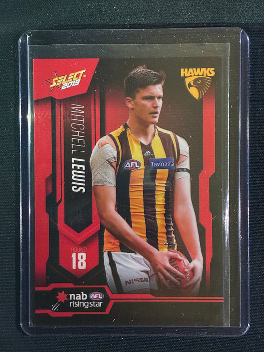 2019 Select MITCHELL LEWIS NAB Rising Star Round 18 123/146