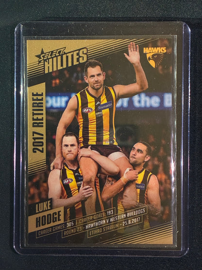 2017 Select LUKE HODGE Hilites 2017 Retiree 146/341