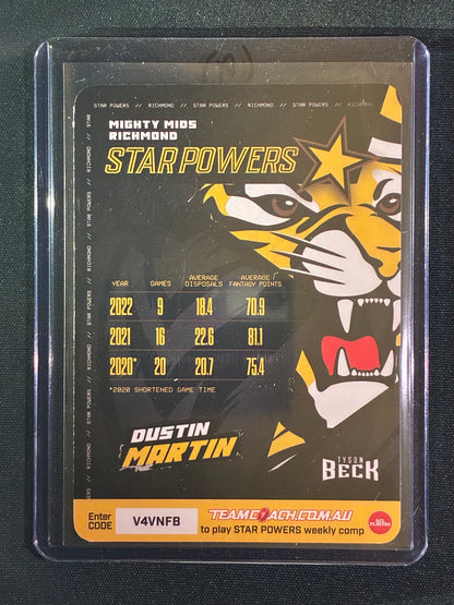2023 Team Coach DUSTIN MARTIN Star Powers Base Teamcoach #67 (A)