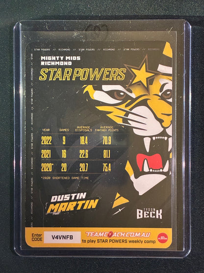 2023 Team Coach DUSTIN MARTIN Star Powers Base Teamcoach #67 (B)